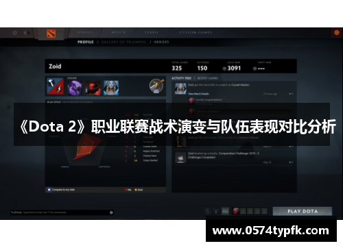 《Dota 2》职业联赛战术演变与队伍表现对比分析 《Dota 2》职业联赛战术演变与队伍表现对比分析